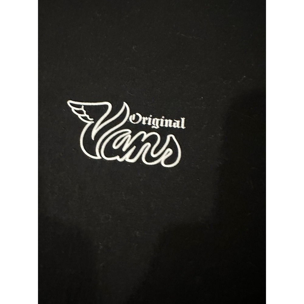 Vans Skull T-Shirt Old Skool Short Sleeve Med Black Tee - Picture 5 of 12